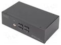 Device: KVM switch; USB 2.0; black DIGITUS DS-12882