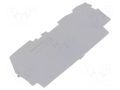 End plate; grey; 2102 WAGO 2102-1391