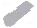 End plate; grey; 2106 WAGO 2106-1391