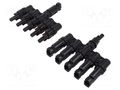 Splitter; solar male x5,solar female x5 CONNFLY DS1162-14-1T5AB6P