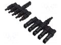 Splitter; solar male x5,solar female x5 CONNFLY DS1162-14-1T5AB6P