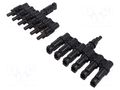 Splitter; solar male x6,solar female x6 CONNFLY DS1162-14-1T6AB6P