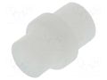 Fiber for LED; Ø3mm; L: 3mm; round; Front: flat; straight; PLP1 BIVAR PLP1-3MM-FD