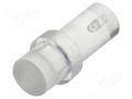 Fiber for LED; Ø3mm; L: 6mm; round; Front: flat; straight; PLP1 BIVAR PLP1-6MM-F