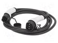 Cable: eMobility; 1x0.75mm2,3x6mm2; 230V; 7.4kW; IP55; 7.5m; 32A DIGITUS DK-1P32-075