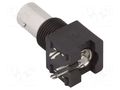 Connector: BNC; socket; female; angled 90°; 50Ω; THT; polypropylene AMPHENOL RF 031-5538-1010