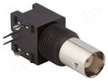 Connector: BNC; socket; female; angled 90°; 50Ω; THT; polypropylene AMPHENOL RF 031-5540-10RFX
