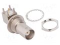 Connector: BNC; socket; female; angled 90°; 50Ω; THT; PTFE AMPHENOL RF 031-6121