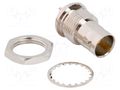 Connector: BNC; socket; female; straight; 75Ω; THT; PTFE; brass AMPHENOL RF 031-70576-12G