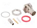 Connector: BNC; socket; female; straight; 75Ω; crimped; POM; brass AMPHENOL RF 112235