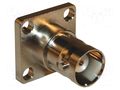 Connector: BNC; socket; female; straight; 50Ω; soldering; PTFE AMPHENOL RF 112290