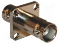 Adapter; BNC female,both sides; Insulation: PTFE; 50Ω; brass; 4GHz AMPHENOL RF 112712