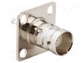 Connector: BNC; socket; female; straight; 50Ω; soldering; brass AMPHENOL RF 000-4500