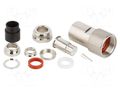 Connector: coaxial; plug; male; TRIAX; soldering,clamp; for cable AMPHENOL RF 000-53175