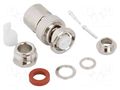 Connector: coaxial; plug; male/female; TWINAX; soldering,clamp AMPHENOL RF 031-2226