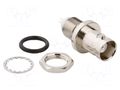 Connector: BNC; socket; female; straight; 50Ω; soldering; PTFE AMPHENOL RF 031-239
