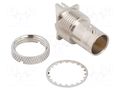 Connector: BNC; socket; female; straight; 75Ω; SMT; PTFE; brass AMPHENOL RF 031-70526-13