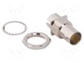 Connector: BNC; socket; female; straight; 75Ω; SMT; PTFE; brass AMPHENOL RF 031-70526-21