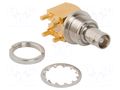 Connector: Micro BNC; socket; female; angled 90°; 75Ω; HD-BNC; THT AMPHENOL RF 034-1140-12G