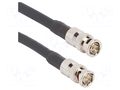 Cable; BNC male,both sides; straight; 1m; 75Ω AMPHENOL RF 095-850-186M100