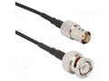 Cable; BNC male,BNC female; straight; 0.5m; 50Ω AMPHENOL RF 095-850-269M050
