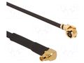 Cable; AMC female,MMCX male; angled; 0.3m AMPHENOL RF 095-900-553-300