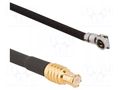 Cable; AMC4 female,MCX,MMCX male; angled,straight; 0.1m AMPHENOL RF 095-900-562-100