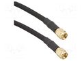 Cable; SMA male,both sides; straight; 1m; 50Ω AMPHENOL RF 095-902-475M100