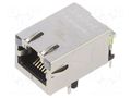 Connector: RJ45; socket; PIN: 8; shielded,with LED; 8p8c; THT BEL FUSE 08B0-1X1T-36-F