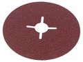 Sanding plate; Ø: 125mm; Øhole: 22mm; fiber; Granularity: 80 3M 3M-7000028197