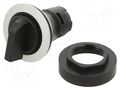 Switch: rotary; 22mm; Stabl.pos: 3; IP65; RONTRON-R-JUWEL; Pos: 3 SCHLEGEL RRJWB