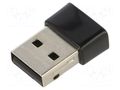 PC extension card: WiFi network; USB 2.0; black; 2.4÷5.8GHz QOLTEC QOLTEC-50664