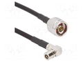 Cable; N male,QMA female; angled,straight; 1m; 50Ω AMPHENOL RF 095-909-188M100