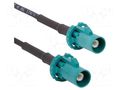 Cable; Fakra male,both sides; straight; 1m AMPHENOL RF 095FPZFPZSHM100