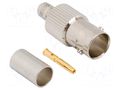 Connector: BNC; plug; female; straight; 75Ω; crimped; for cable AMPHENOL RF 112649