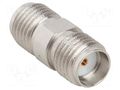 Adapter; SMA female,both sides; Insulation: PTFE; 50Ω; 18GHz AMPHENOL RF 132169SS