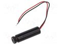 Module: laser; 0.4mW; red; dot; 635nm; 23.6÷24.4VDC; 2÷15mA PICOTRONIC DD635-0.4-24-12X45