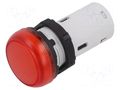 Control lamp; 22mm; Platinum; -25÷70°C; 24VAC; 24VDC; Kind: flat LOVATO ELECTRIC LPMLB4