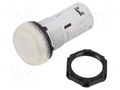Control lamp; 22mm; Platinum; -25÷70°C; 24VAC; 24VDC; Kind: flat LOVATO ELECTRIC LPMLB7