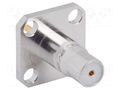 Connector: coaxial; socket; female; QMA; soldering; straight; brass AMPHENOL RF 930-112J-51S