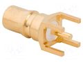 Connector: coaxial; socket; female; QMA; THT; on PCBs; straight AMPHENOL RF 930-116J-51P