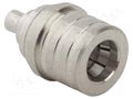Connector: coaxial; plug; male; QMA; soldering; for cable; straight AMPHENOL RF 930-119P-51S