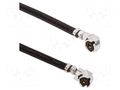 Cable; AMC female,both sides; angled; 0.85m; 50Ω AMPHENOL RF A-1PA-137-850B2