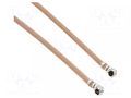 Cable; AMC female,both sides; angled; 0.25m AMPHENOL RF A-1PA-178-250N2