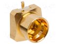 Connector: coaxial; socket; male; SMP; SMT; on PCBs; straight; brass AMPHENOL RF SMP-MSLD-PCS-5T