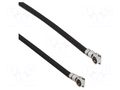 Cable; AMC4 female,both sides; angled; 0.035m AMPHENOL RF U-1PU-113-035B2