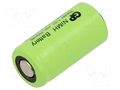 Re-battery: Ni-MH; 2/3AA; 1.2V; 750mAh GP ACCU-75AAH-ST-GP