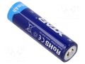 Re-battery: Li-Ion; 21700; 3.7V; 4900mAh; Ø21.4x74.8mm; 10A XTAR ACCU-21700-490PCM