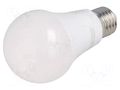 LED lamp; neutral white; E27; 230VAC; 12W; 200°; 4000K; 3pcs. GTV Poland GT-A60NW12W-3