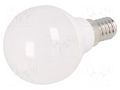 LED lamp; warm white; E14; 230VAC; 5W; 200°; 3000K; 3pcs. GTV Poland GT-B45WW5W-3